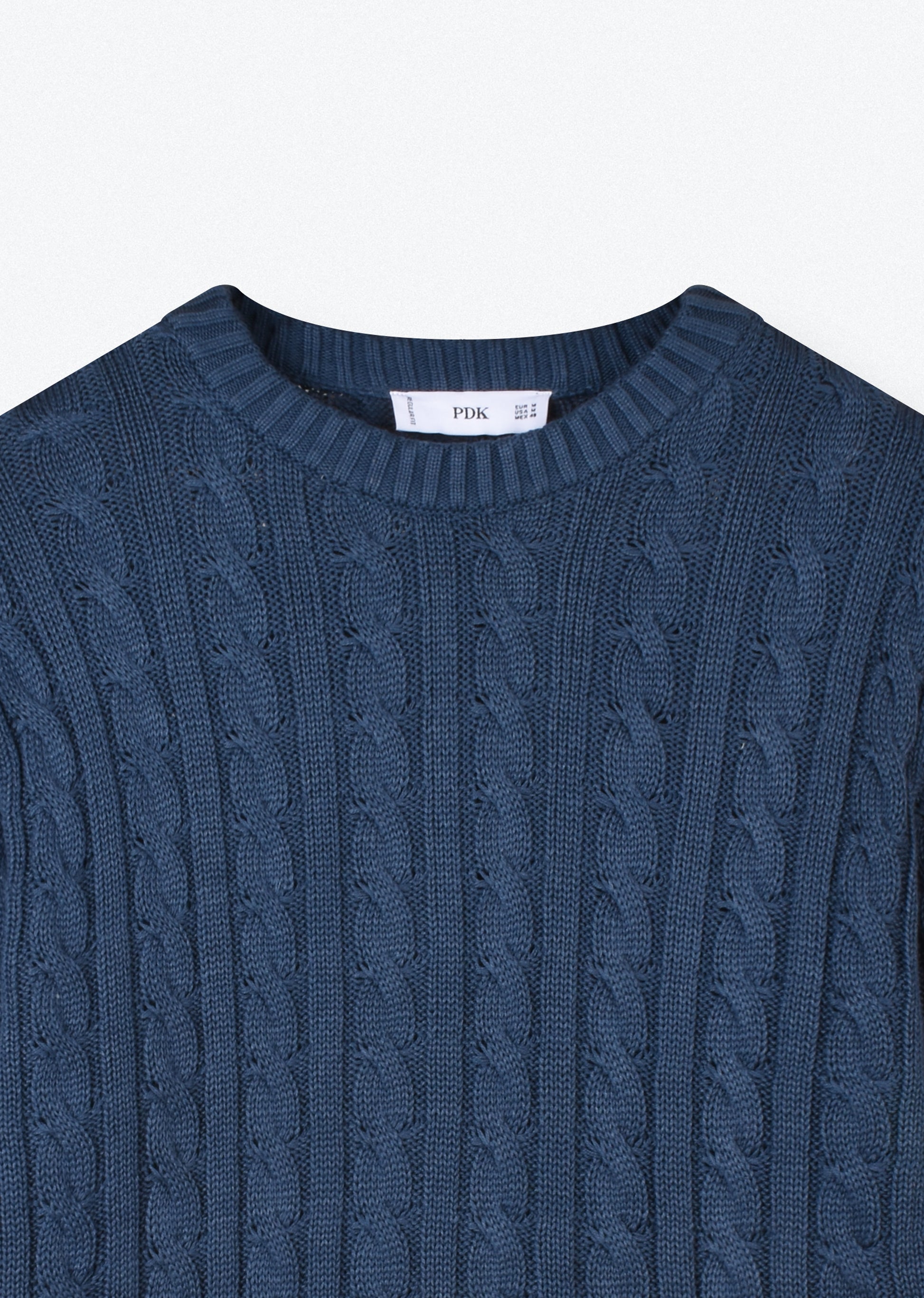 TEXTURED KNIT SWEATER