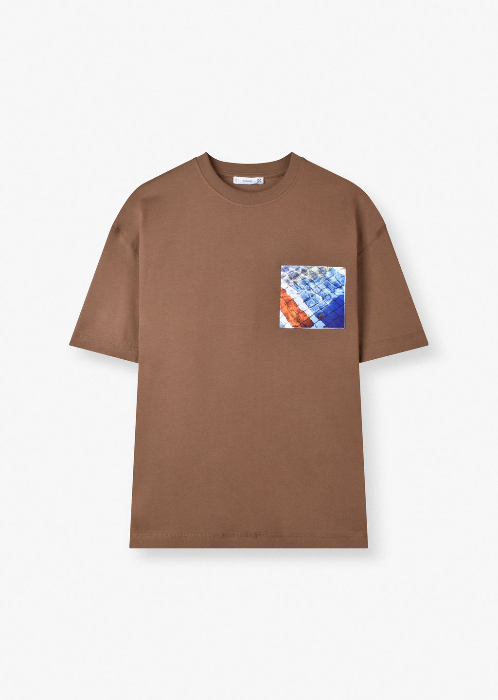 PRINTED PATCH BOXY-FIT T-SHIRT