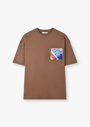 PRINTED PATCH BOXY-FIT T-SHIRT