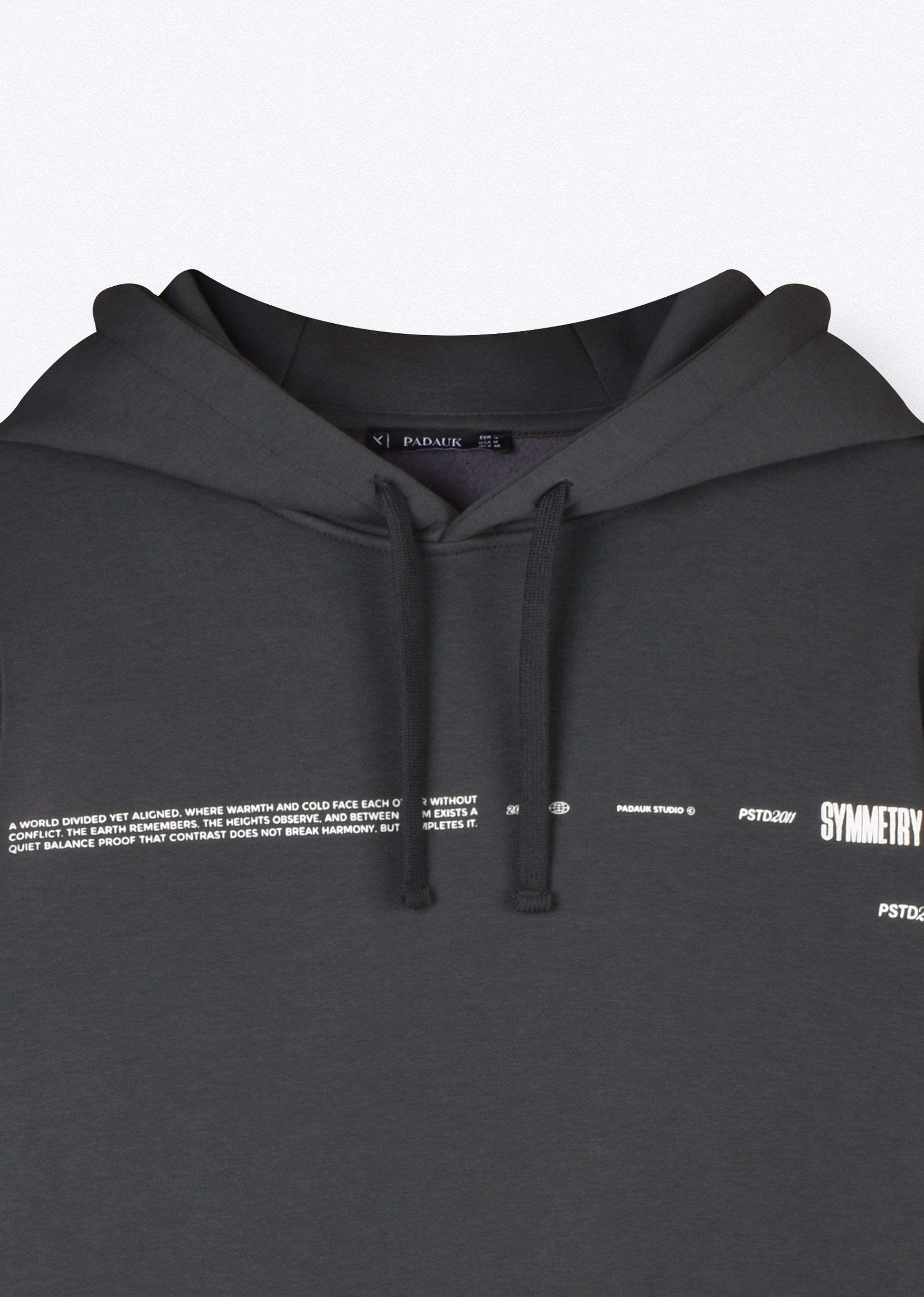 PRINTED PATCH OVERSIZE HOODIE