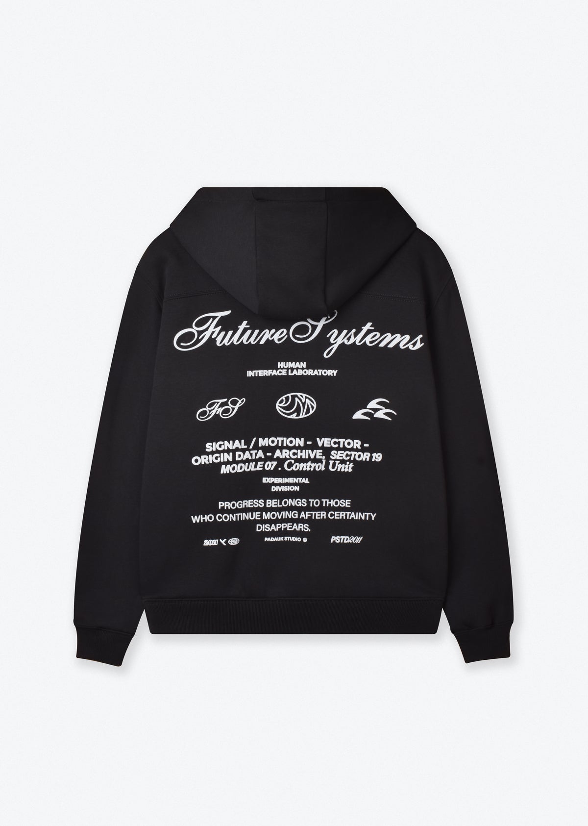 PRINTED BOXY-FIT HOODIE