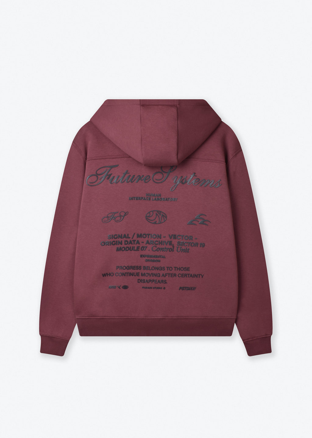 PRINTED BOXY-FIT HOODIE