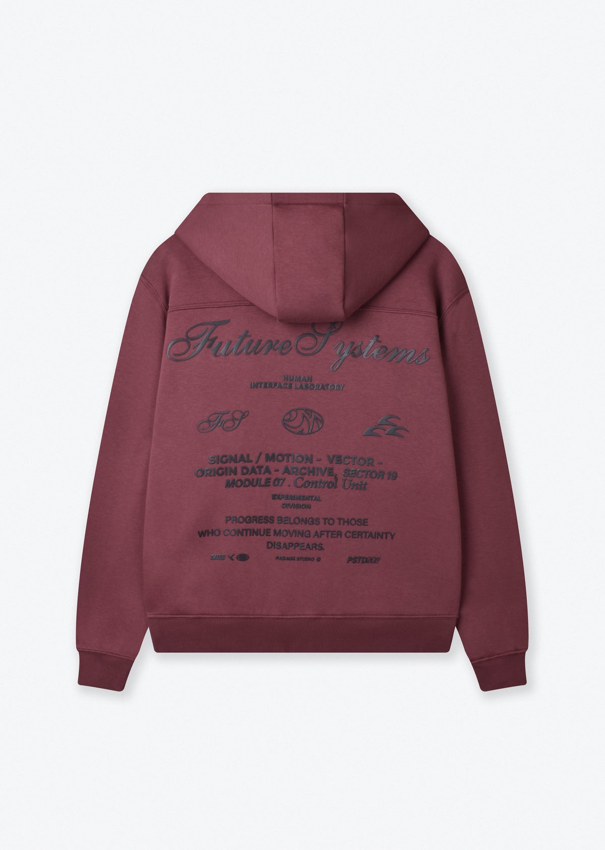 PRINTED BOXY-FIT HOODIE