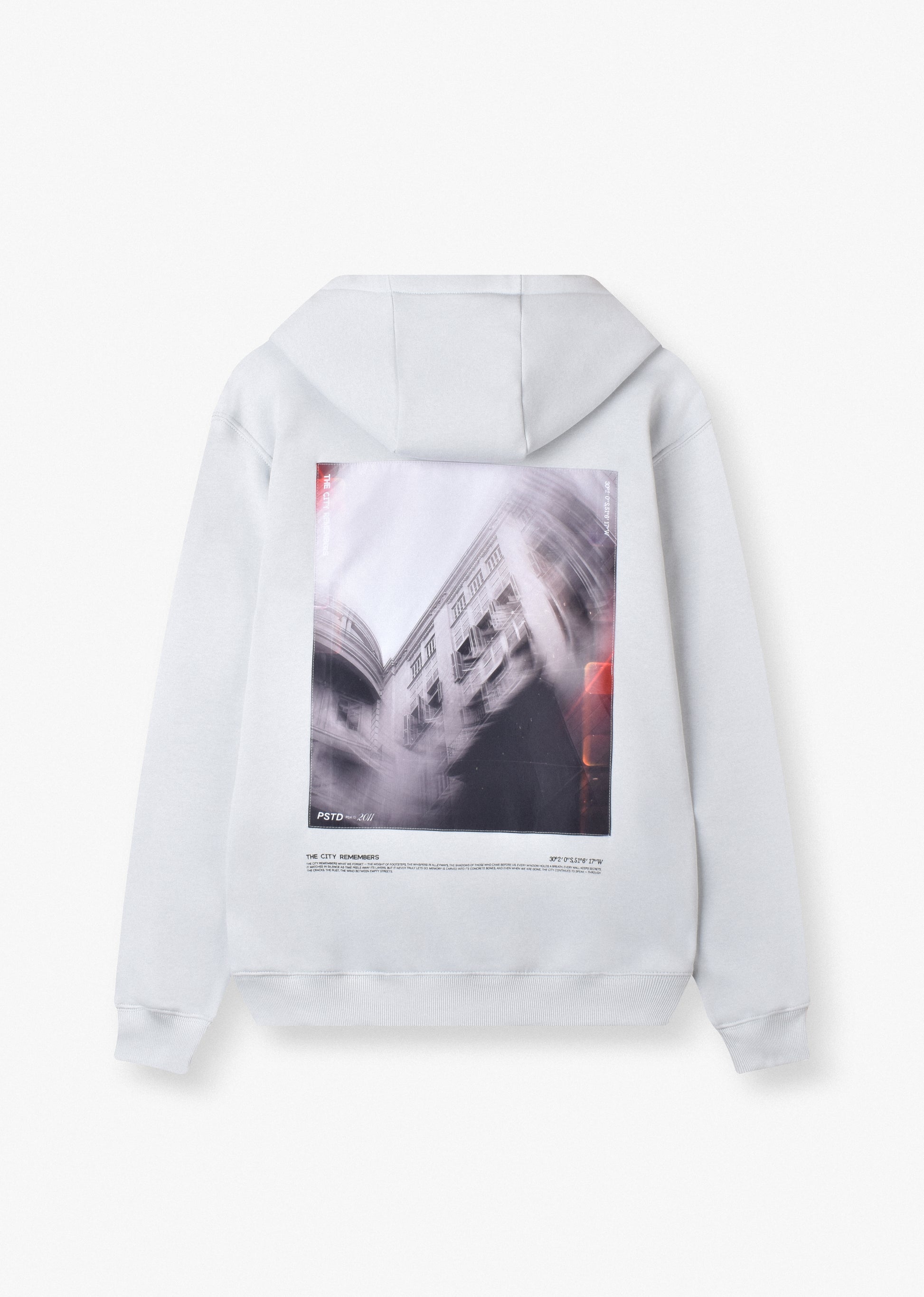PRINTED PATCH HOODIE