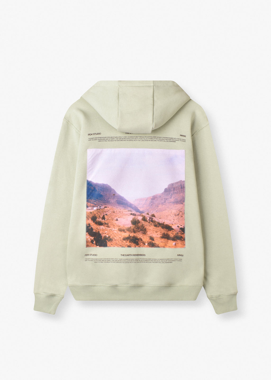 PRINTED PATCH HOODIE