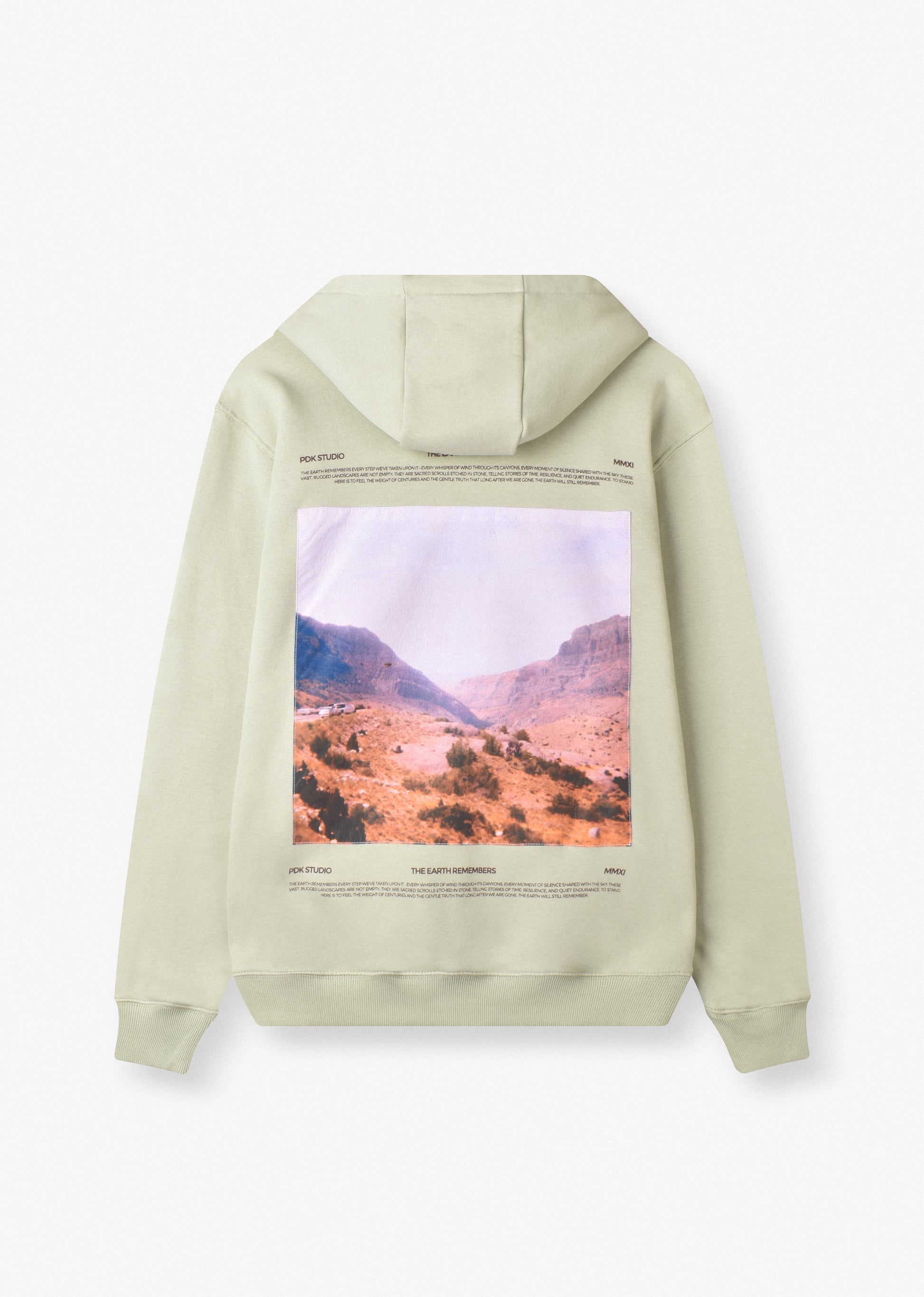 PRINTED PATCH HOODIE