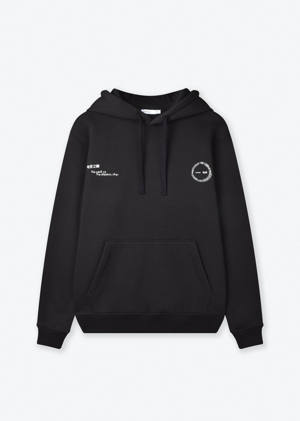 PRINTED PATCH OVERSIZE HOODIE