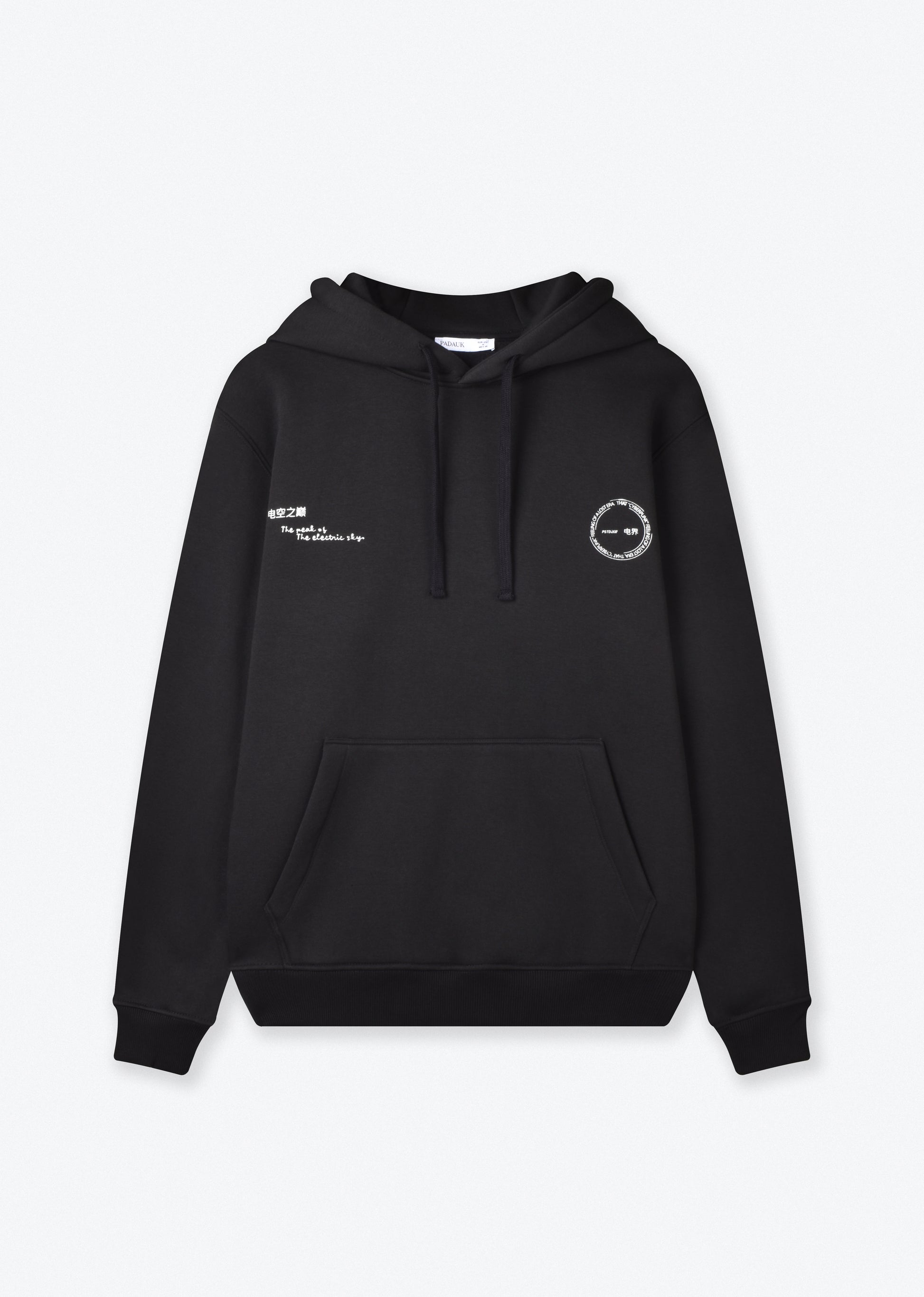 PRINTED PATCH OVERSIZE HOODIE