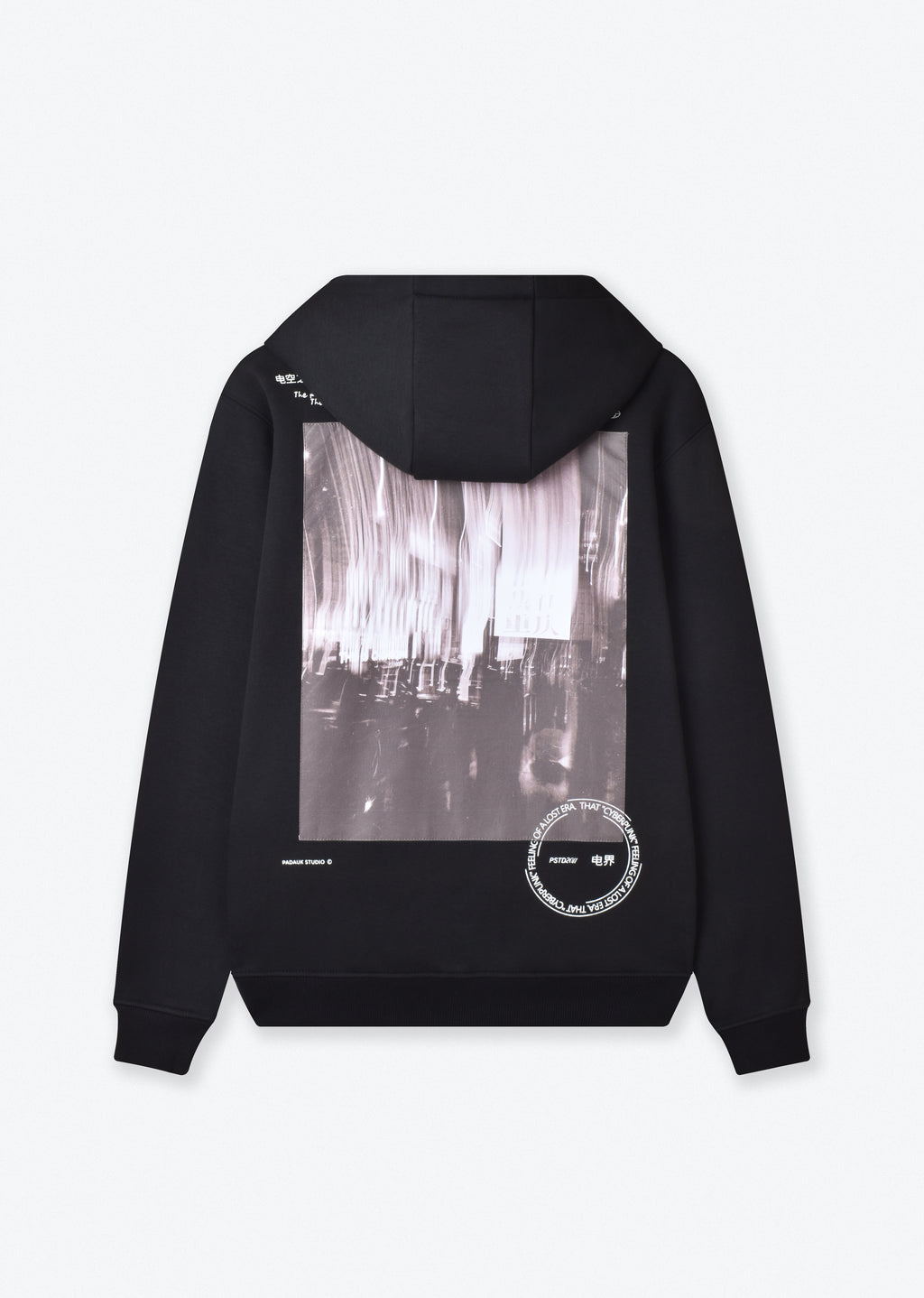 PRINTED PATCH OVERSIZE HOODIE