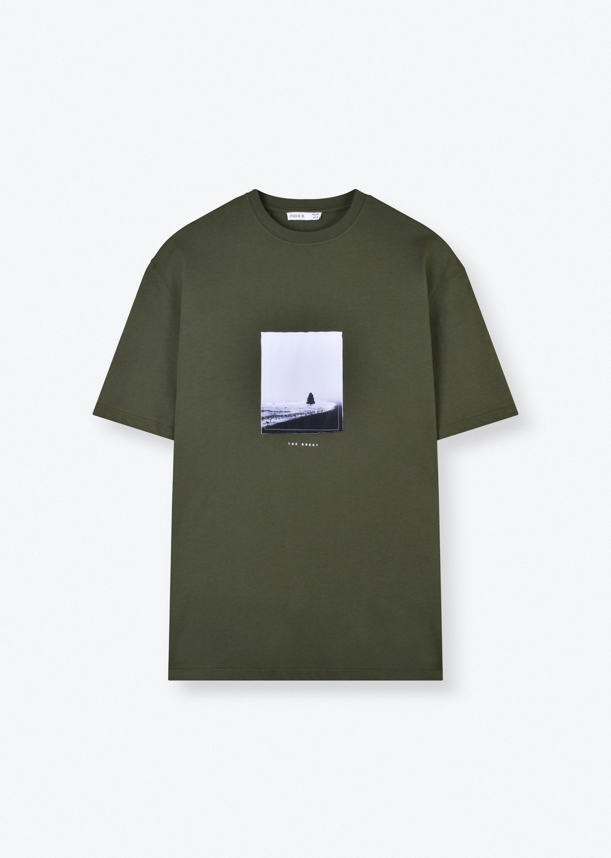 PRINTED PATCH OVERSIZE T-SHIRT