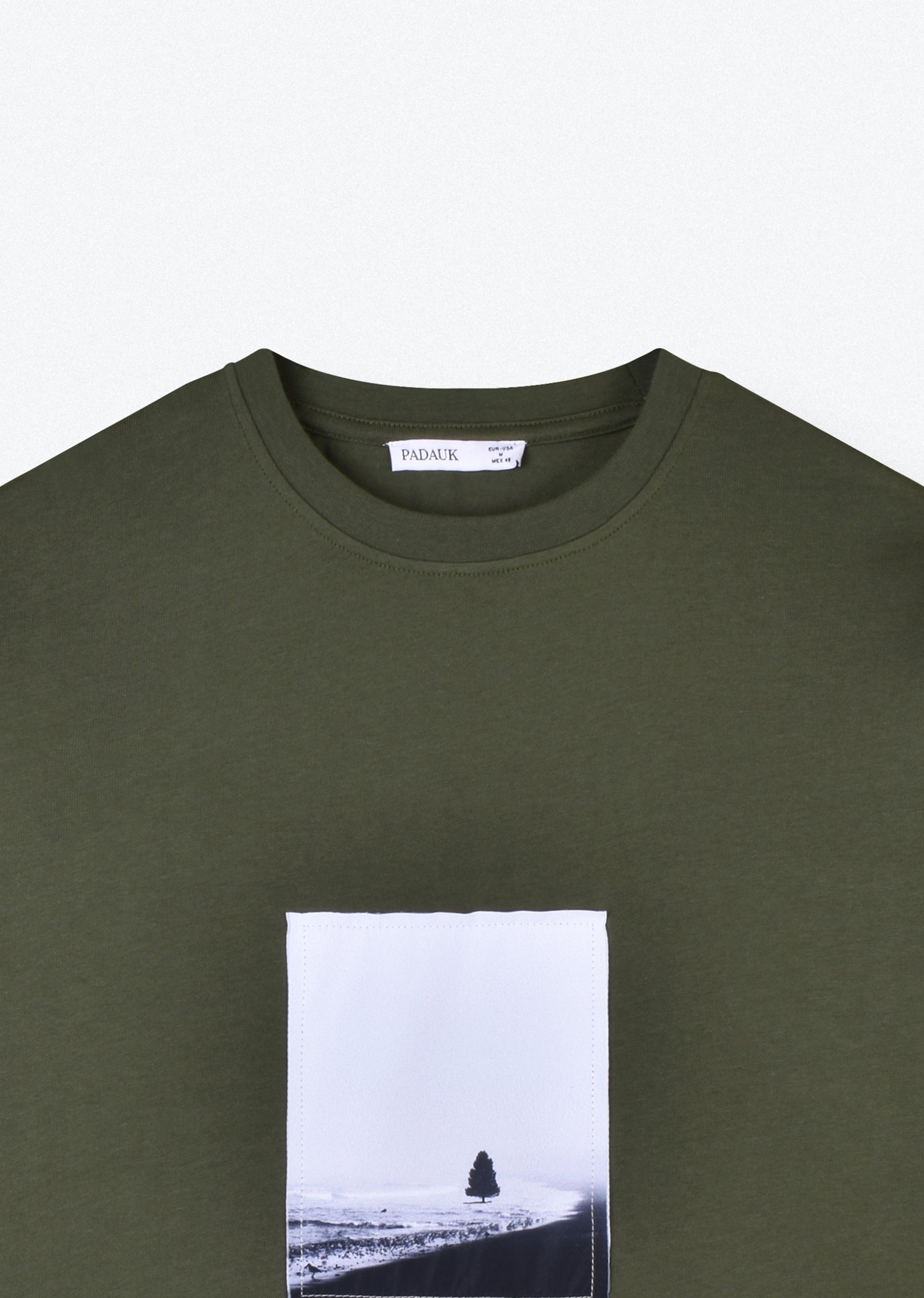 PRINTED PATCH OVERSIZE T-SHIRT