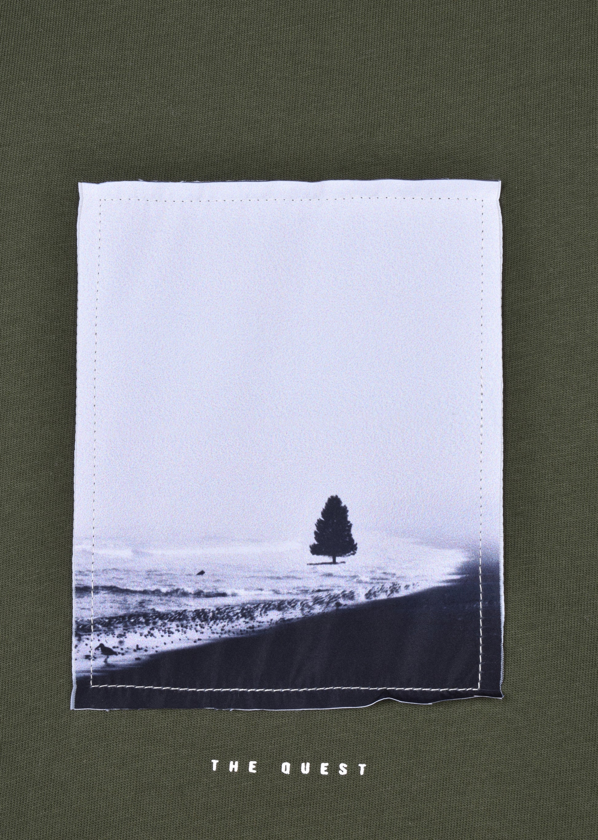 PRINTED PATCH OVERSIZE T-SHIRT