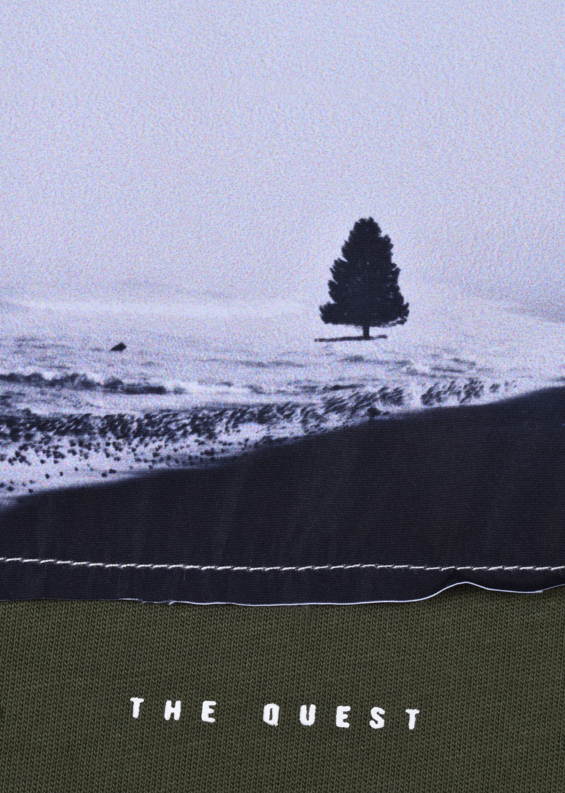 PRINTED PATCH OVERSIZE T-SHIRT