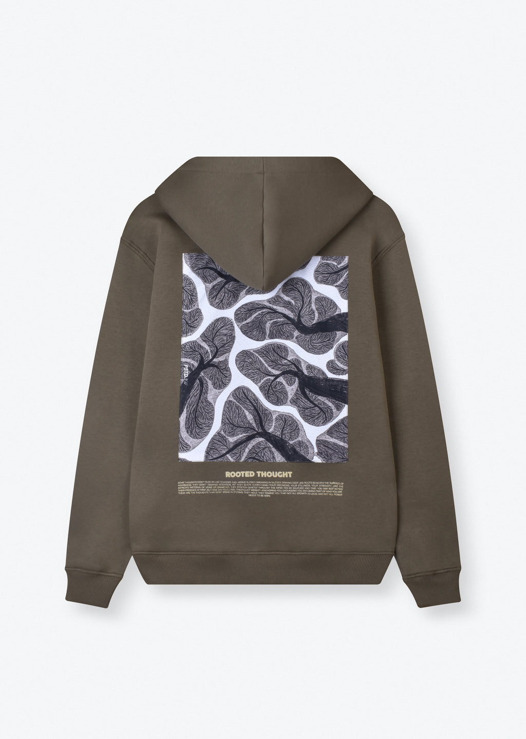 PRINTED PATCH HOODIE