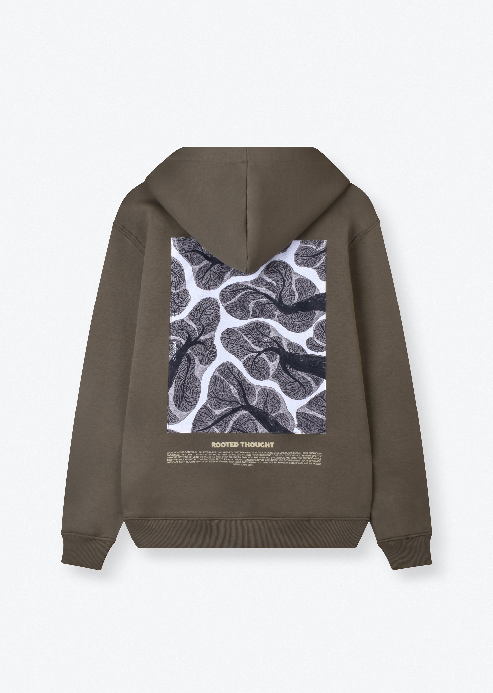 PRINTED PATCH HOODIE