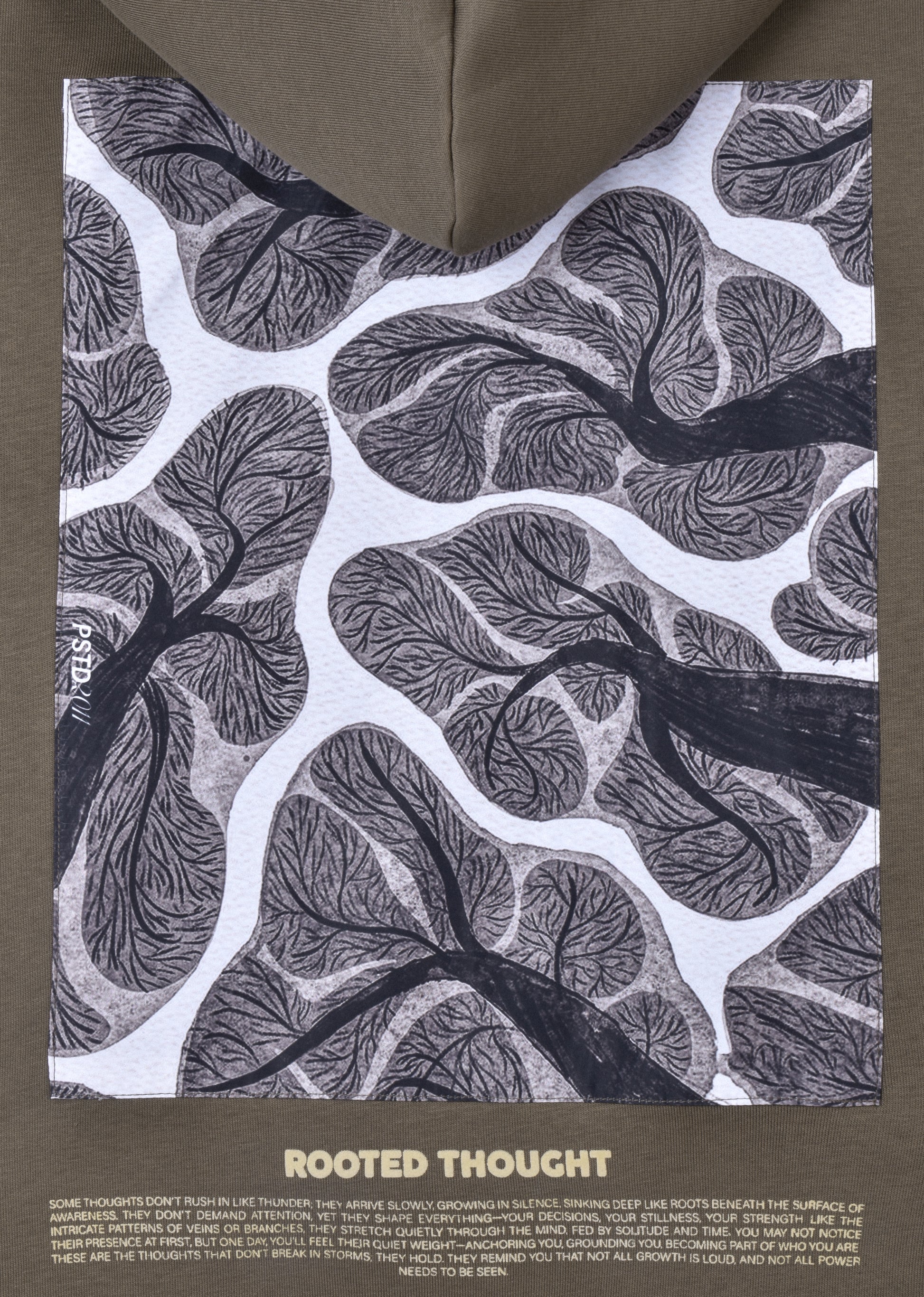 PRINTED PATCH HOODIE
