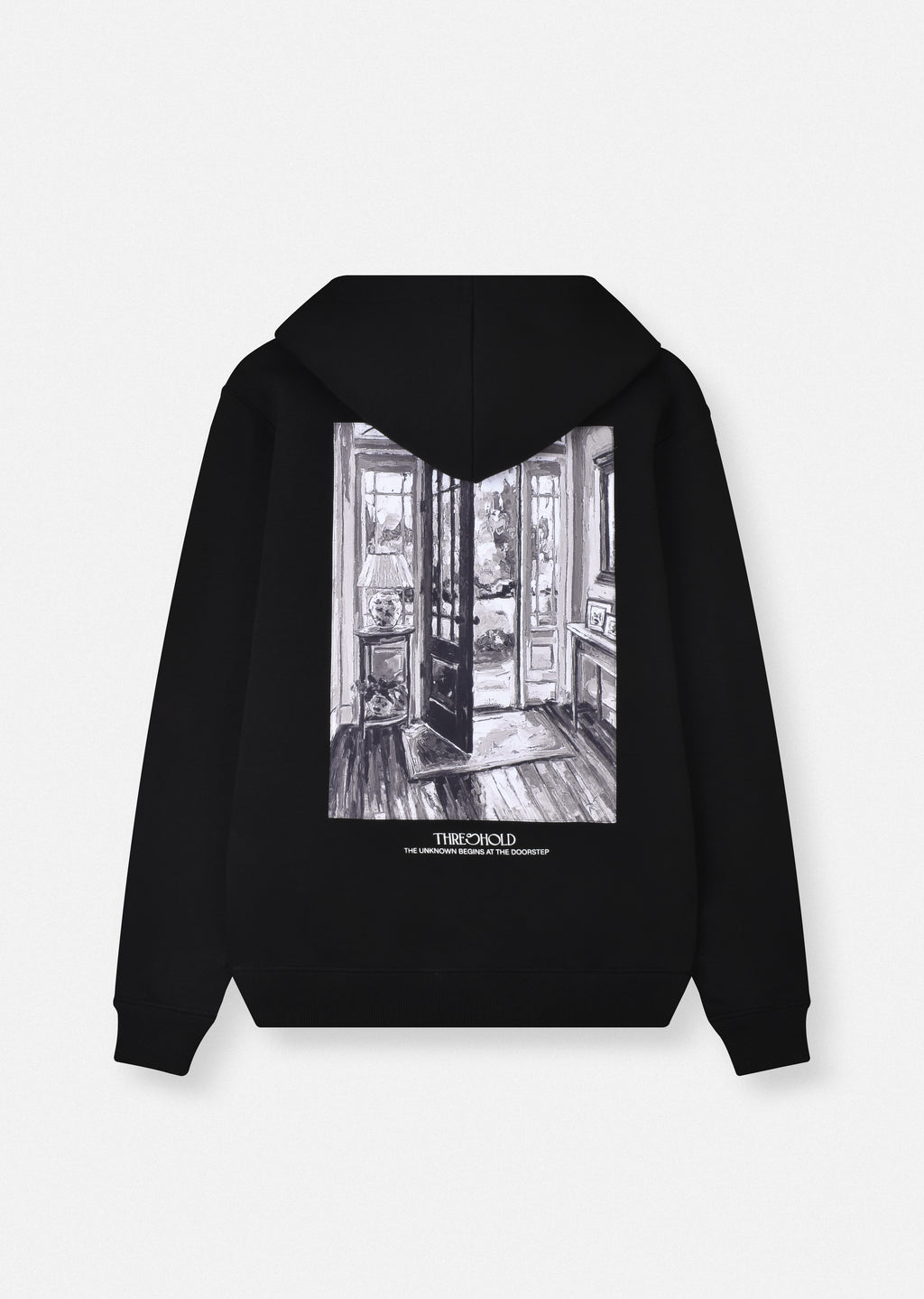 PRINTED PATCH HOODIE