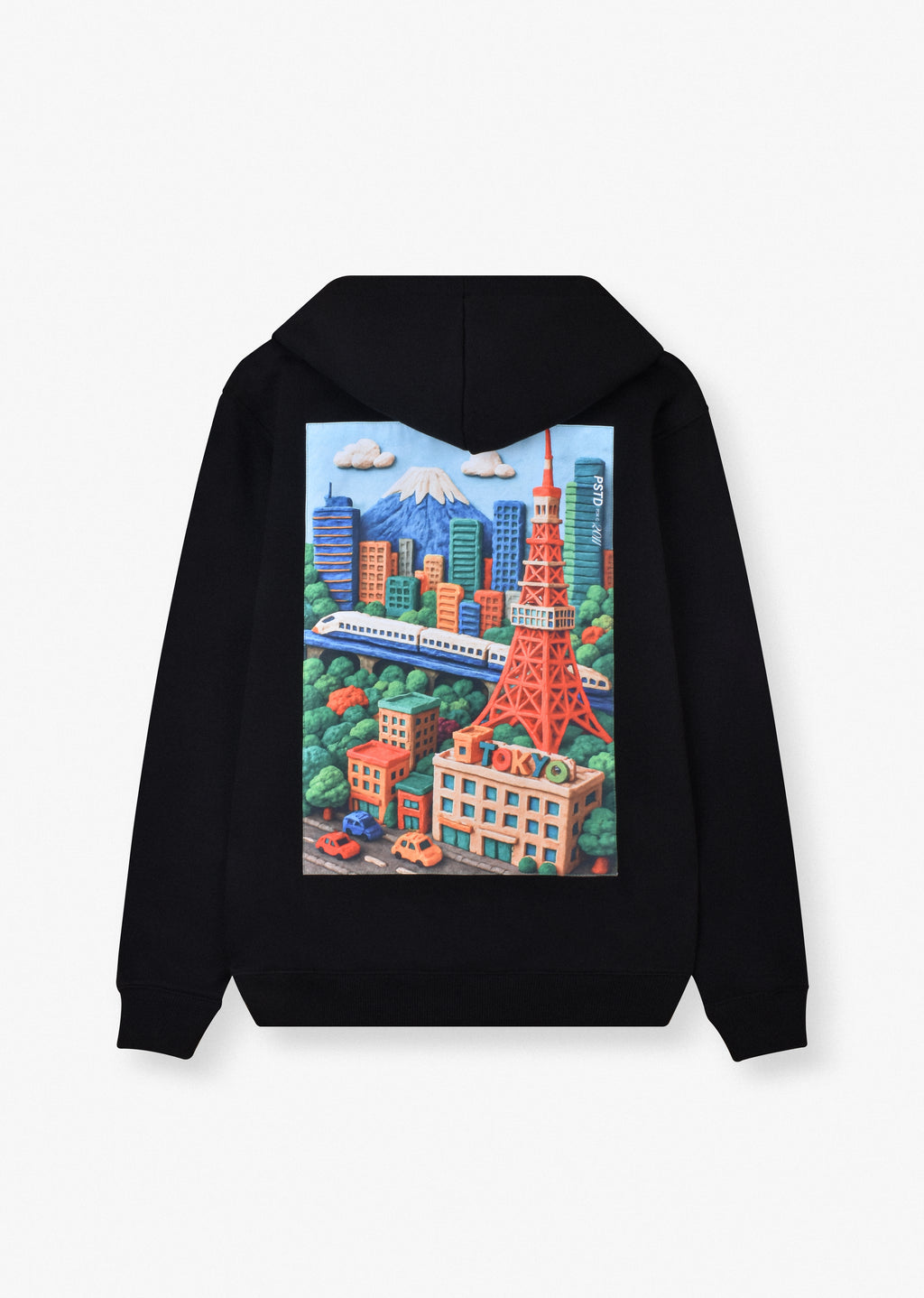 PRINTED PATCH HOODIE