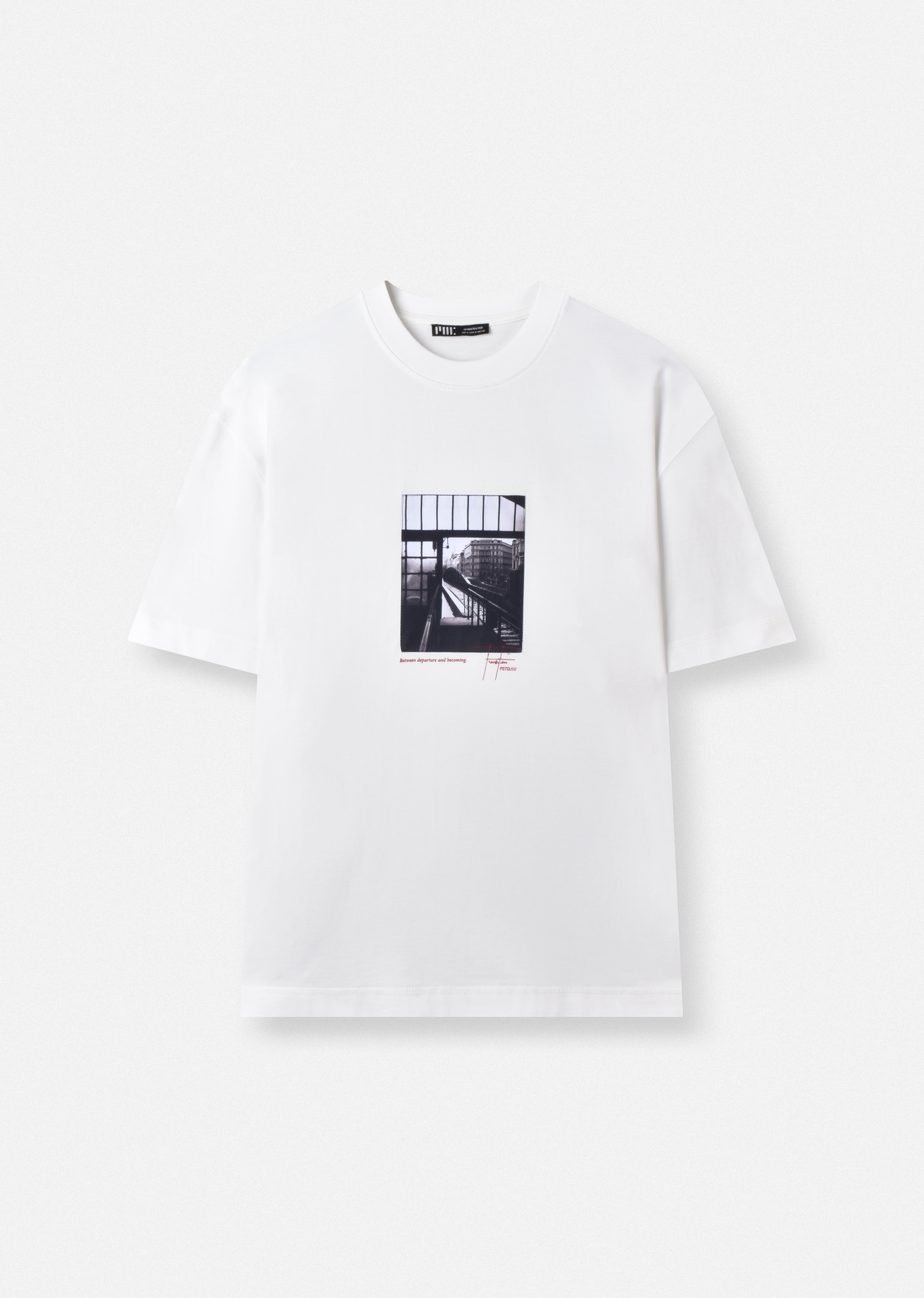 PRINTED PATCH BOXY-FIT T-SHIRT – PADAUK
