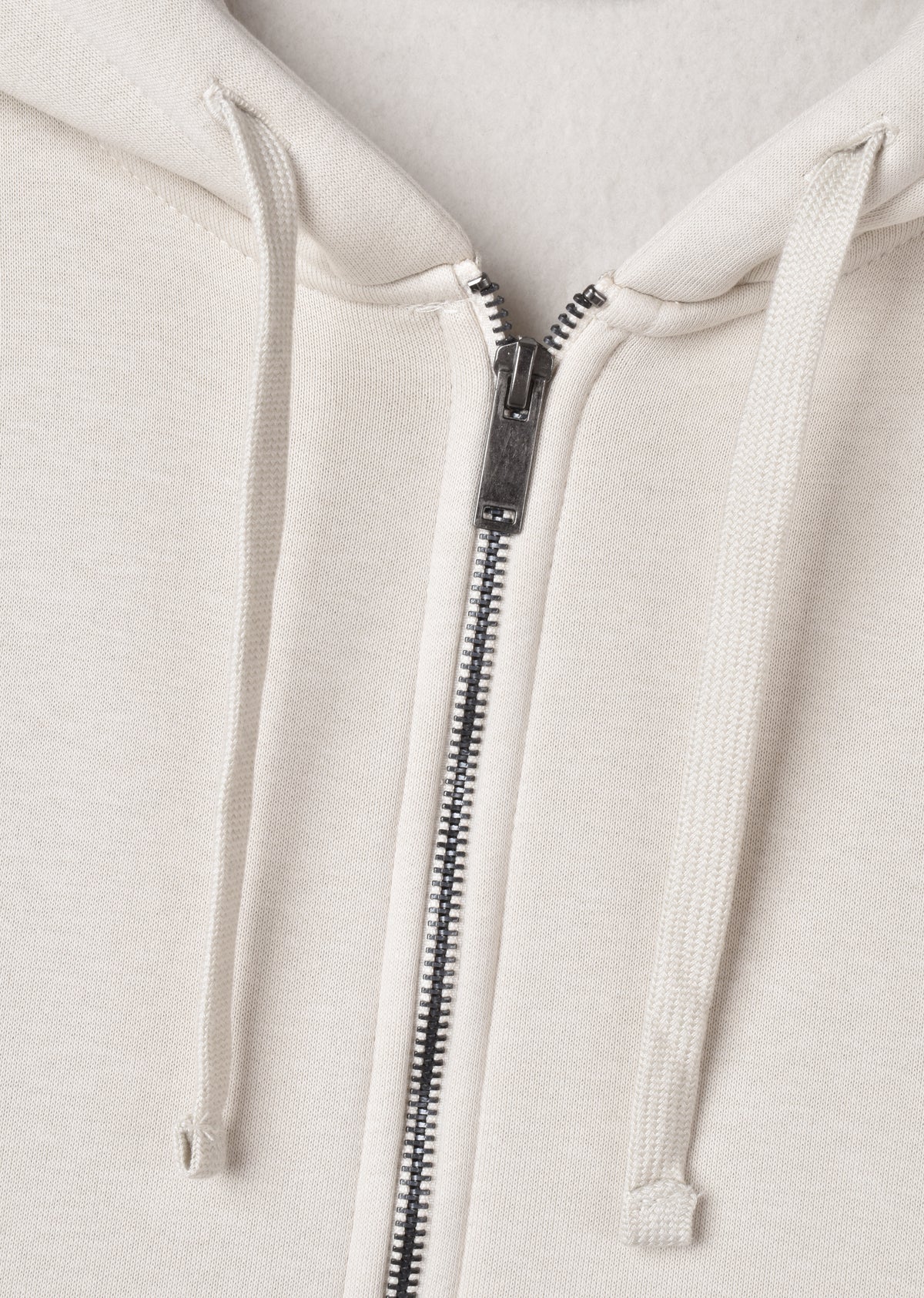 PRINTED BOXY-FIT ZIPPER HOODIE