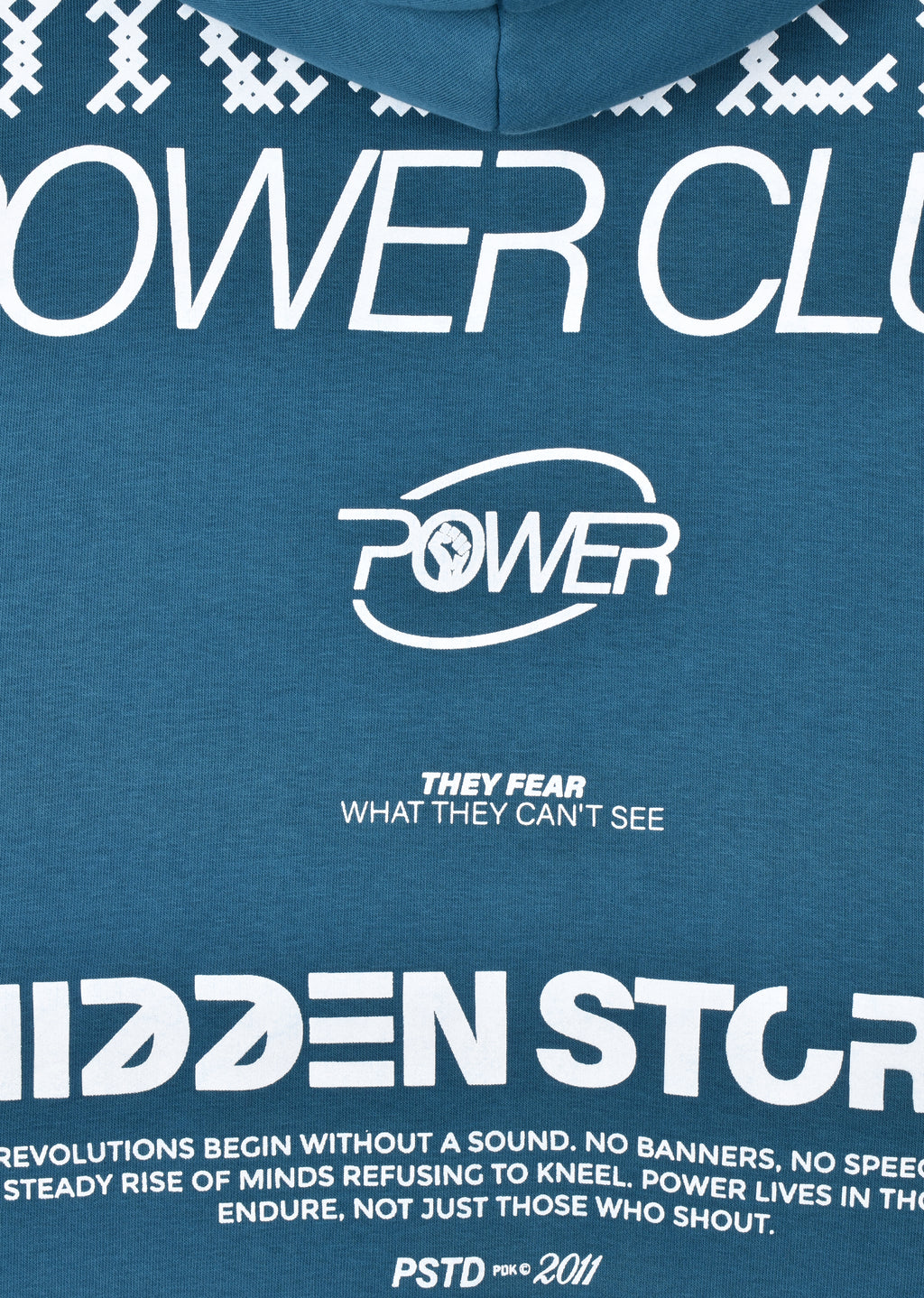 WASHED PRINTED HOODIE