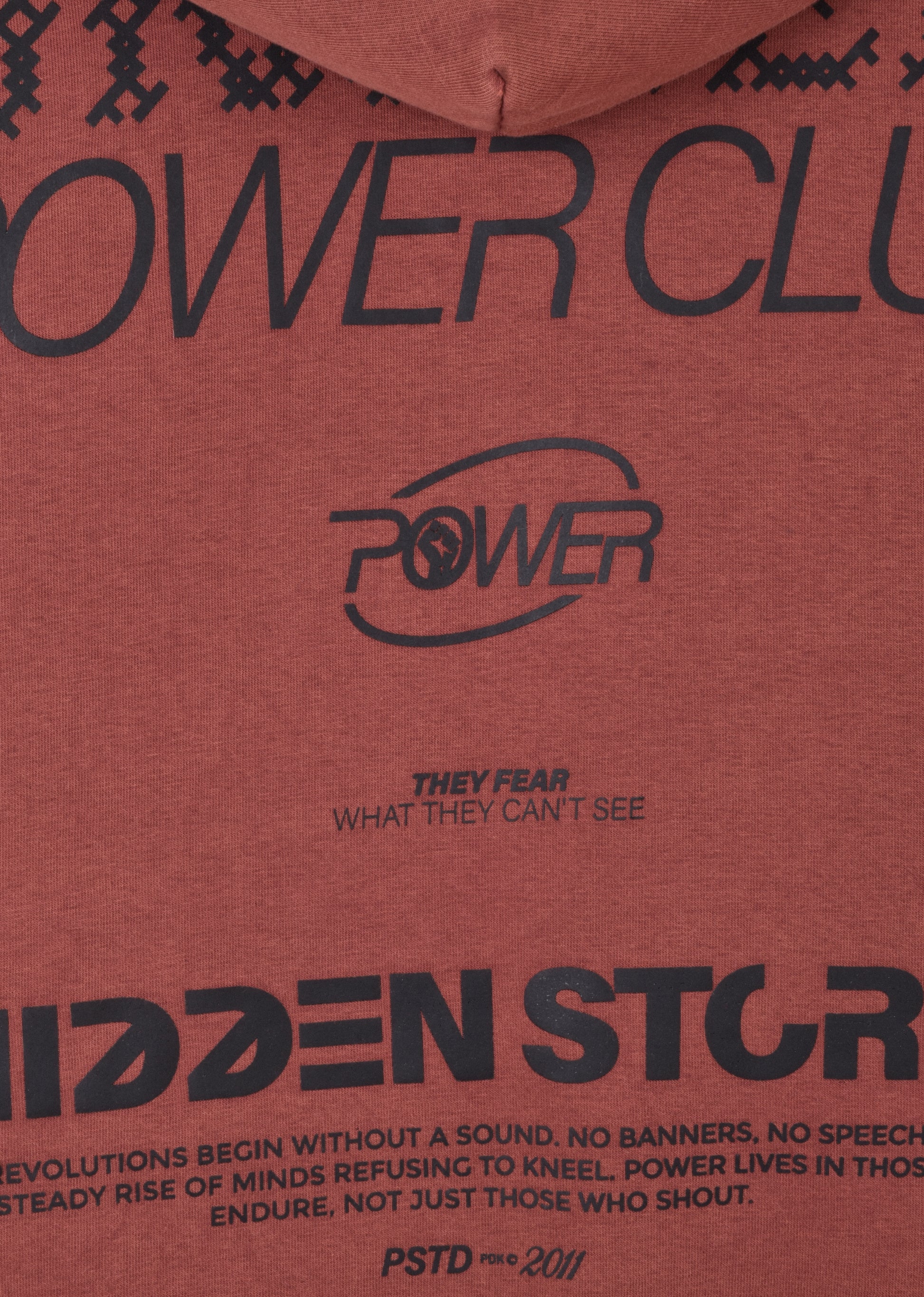 WASHED PRINTED HOODIE