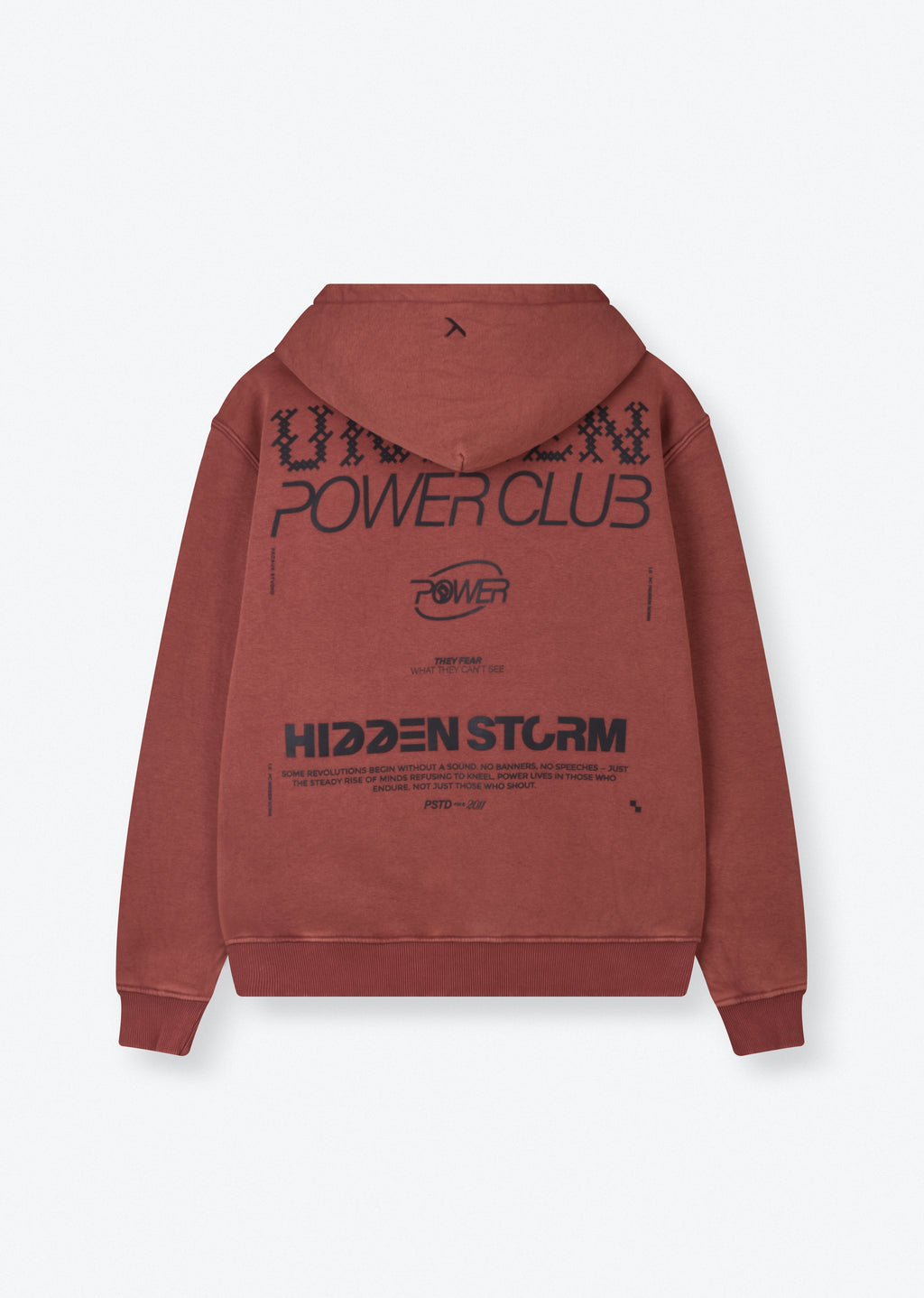 WASHED PRINTED HOODIE