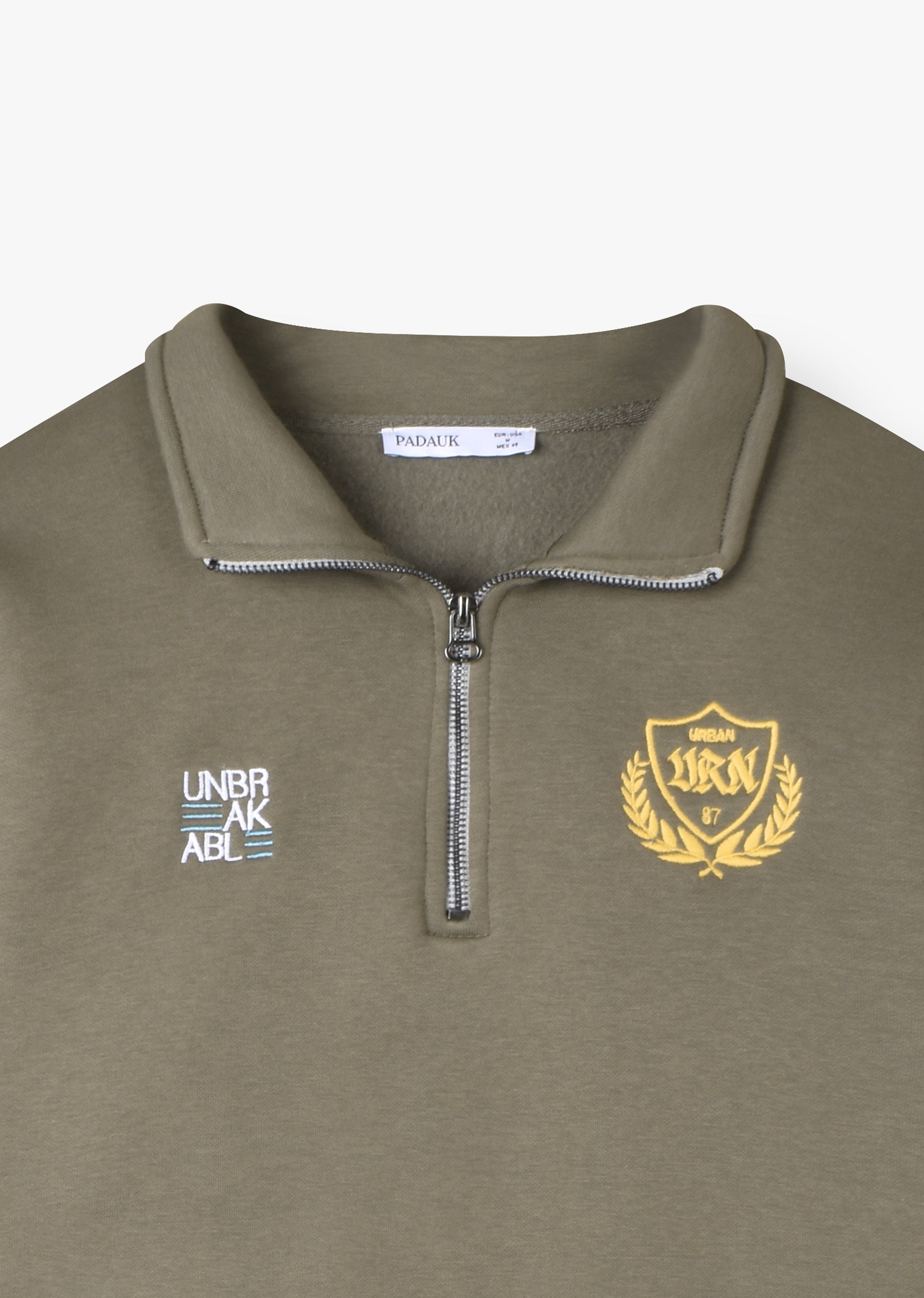 QUARTER-ZIP SWEATSHIRT