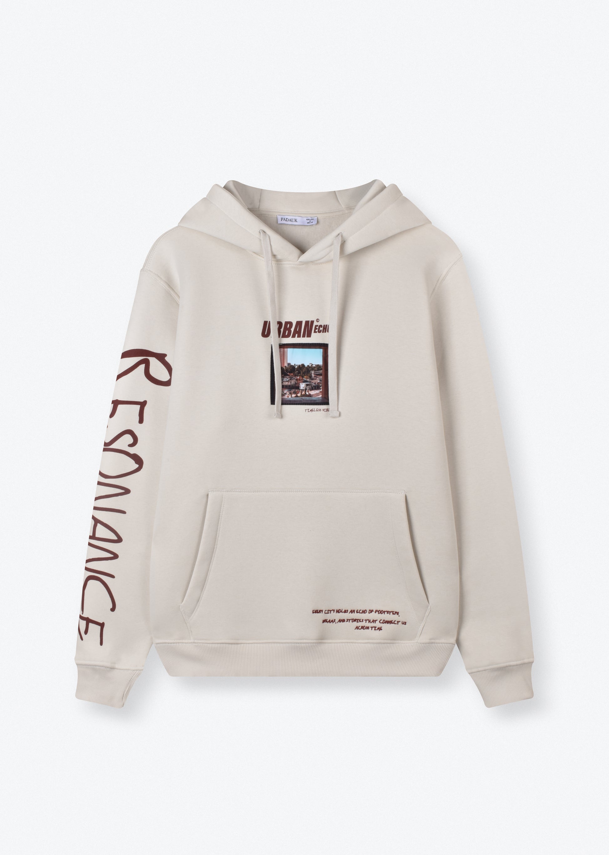 PRINTED PATCH HOODIE