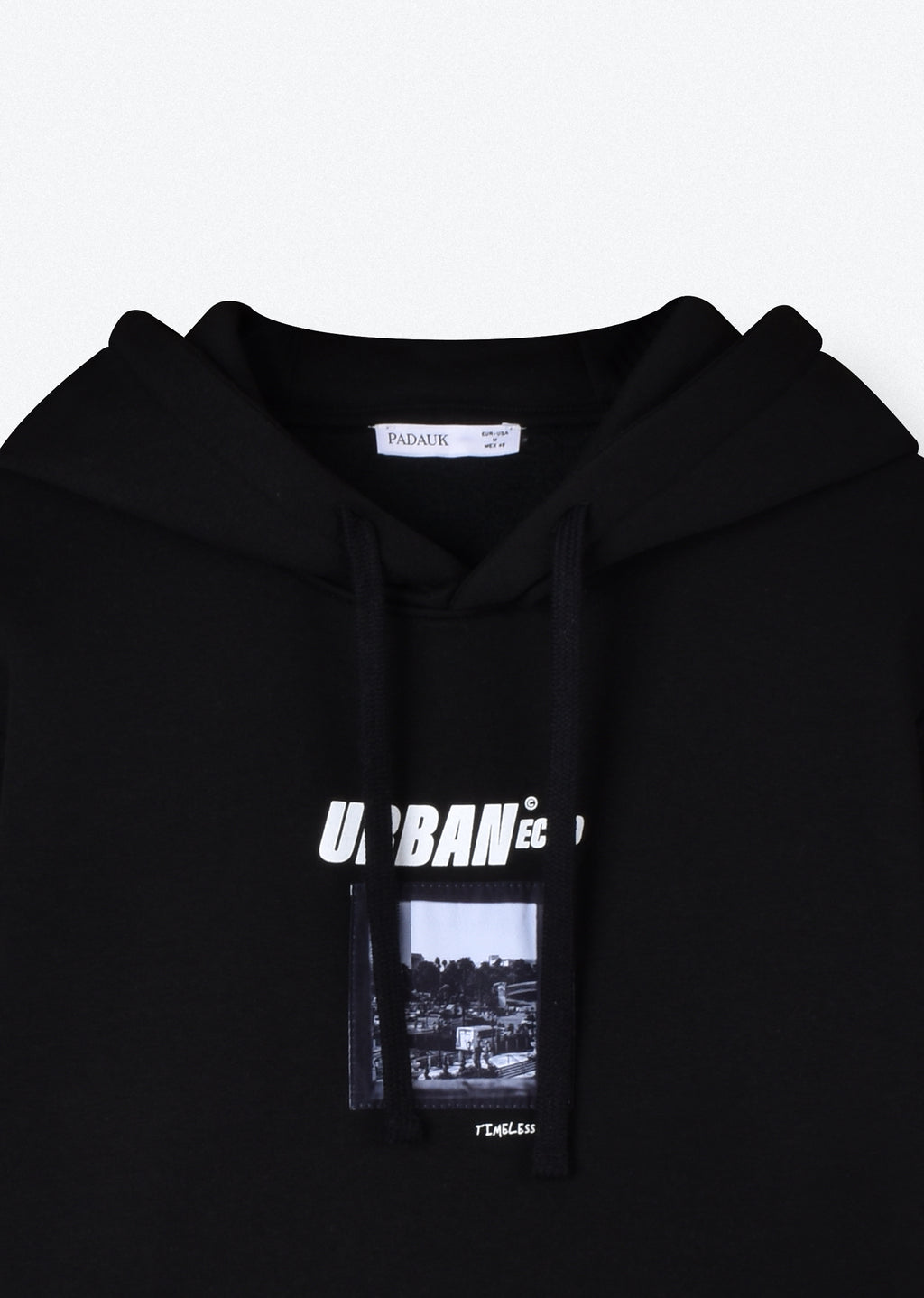 PRINTED PATCH HOODIE