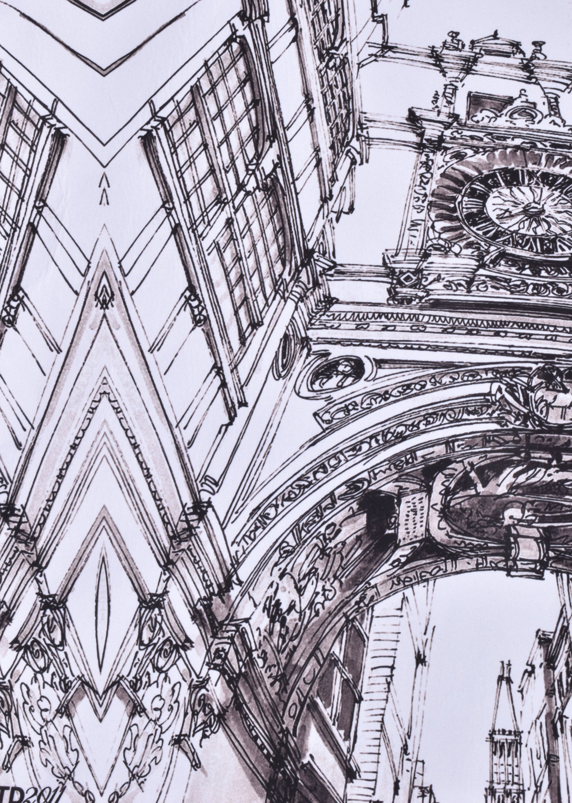 PRINTED PATCH HOODIE