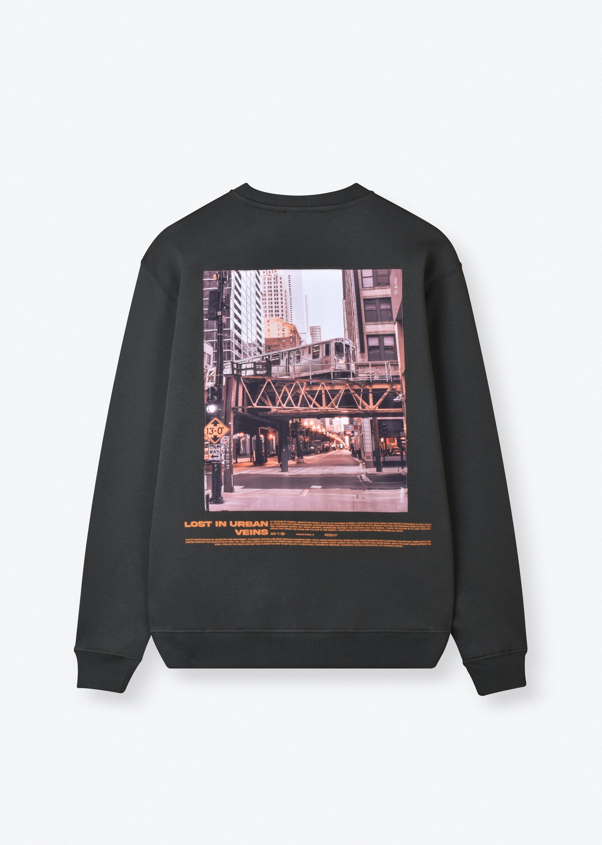 PRINTED PATCH SWEATSHIRT