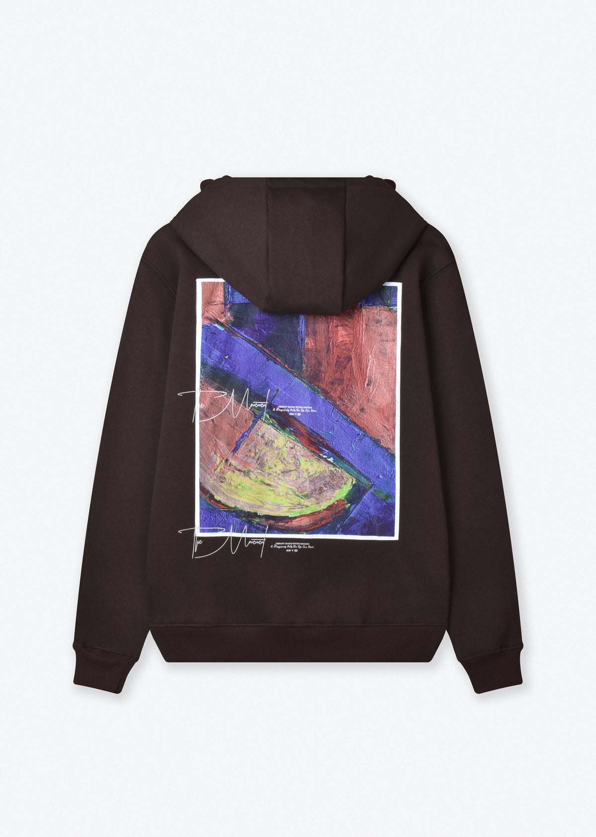 PRINTED PATCH OVERSIZE HOODIE