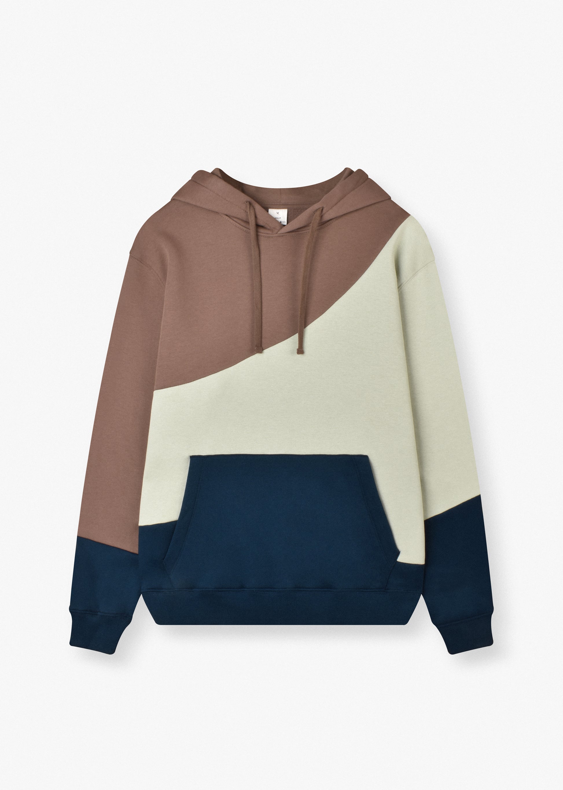 COLOR-BLOCK OVERSIZE HOODIE