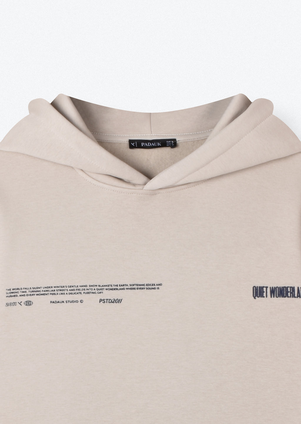 PRINTED PATCH OVERSIZE HOODIE
