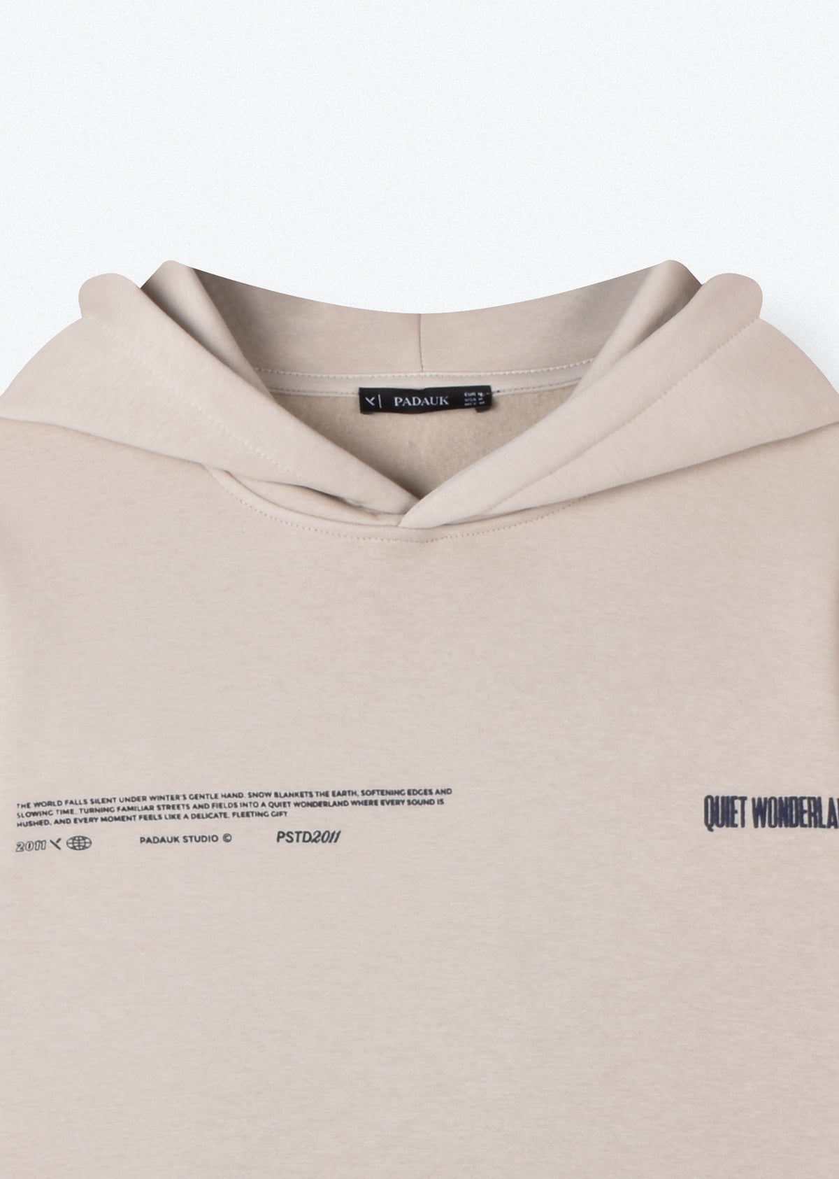 PRINTED PATCH OVERSIZE HOODIE