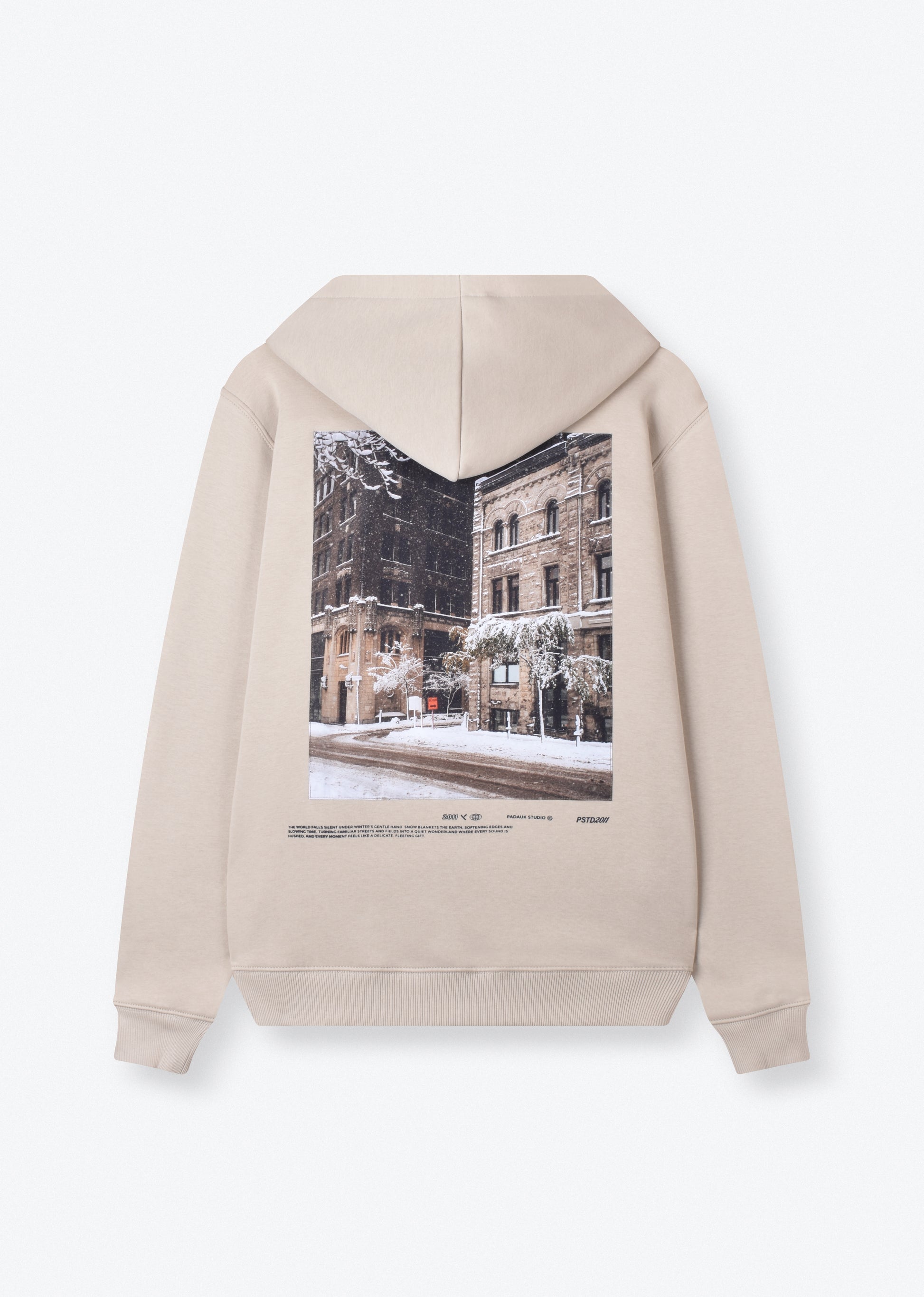 PRINTED PATCH OVERSIZE HOODIE