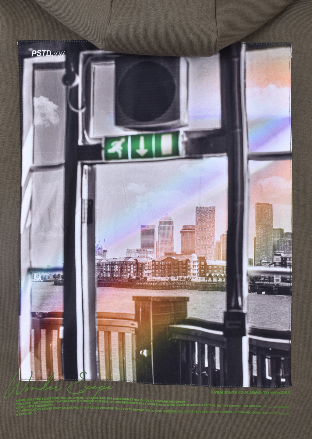 PRINTED PATCH HOODIE