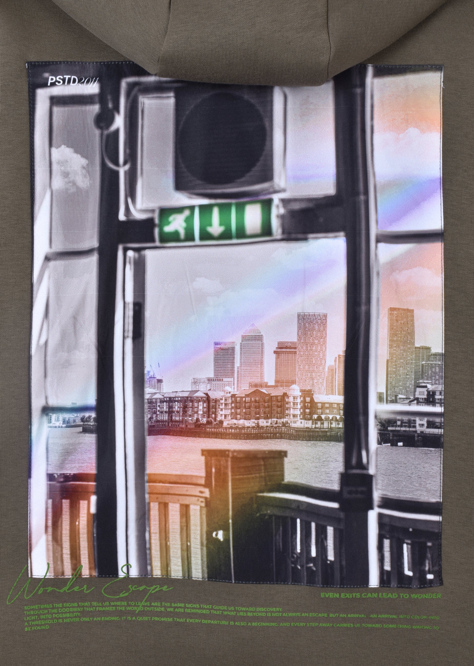 PRINTED PATCH HOODIE