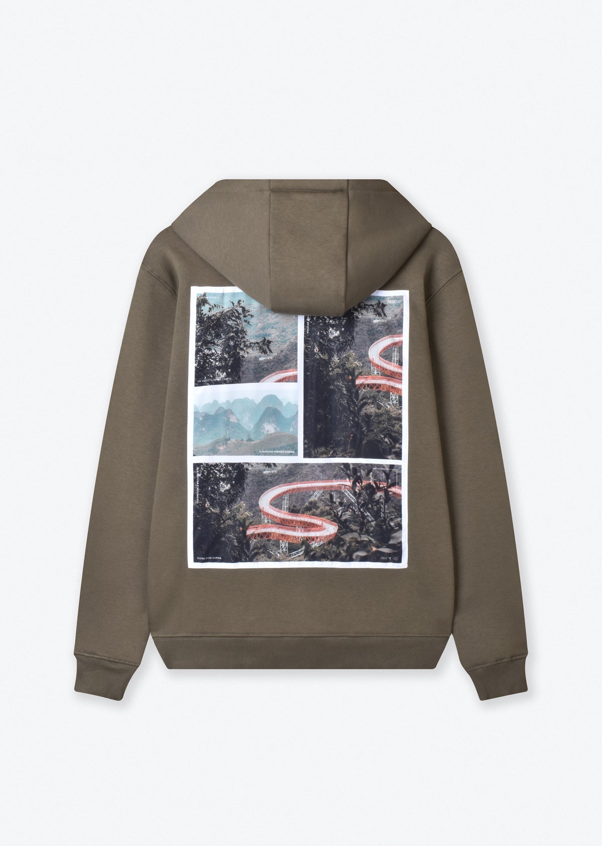 PRINTED PATCH BOXYFIT HOODIE